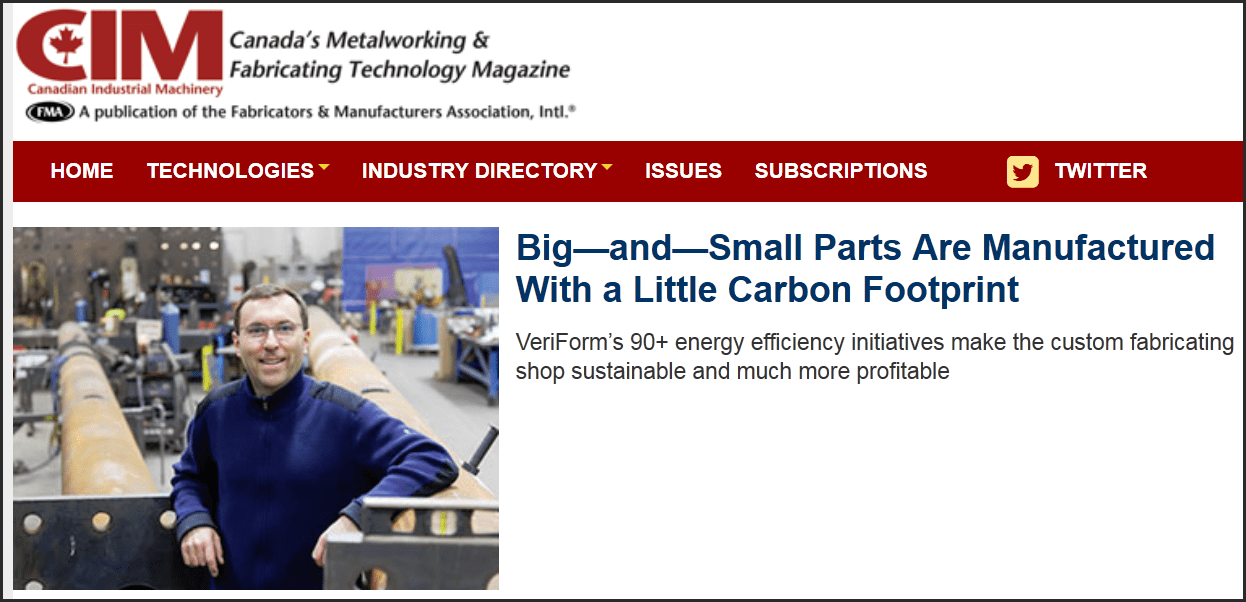 veriformfeaturedinmetalworkingfabricatingtechnologymagazinemay