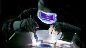 Welding large assemblies while using a special machine to stress relieve the welding DURING welding eliminates post weld stress relieving by up to 95 percent.