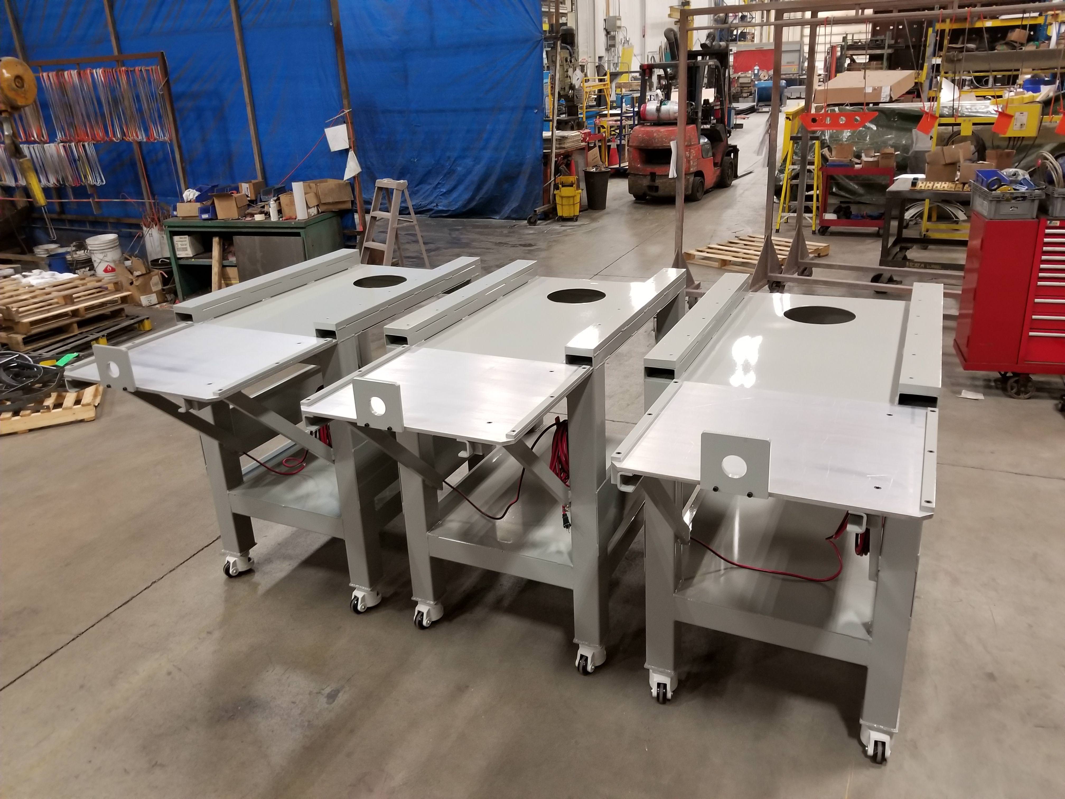 Custom Die Change Tables VeriForm Metal Fabricating Done Right!