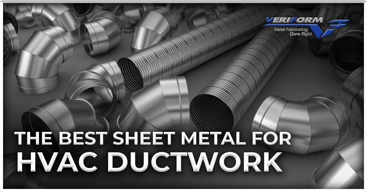 Veriform blog image what sheet metal for HVAC Ductwork. Rolled HVAC duct sheet metal.